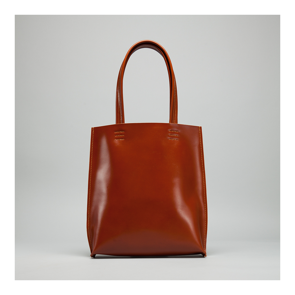 GOODJOB Tote Bag MONO S - Leather Tan