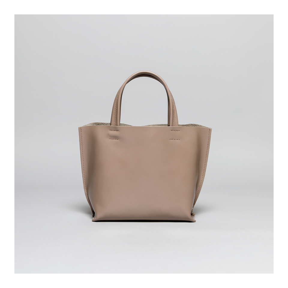GOODJOB Handbag MONO XS - Leather Mud Brown