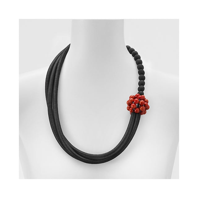 MARINA E SUSANNA SENT Glass Necklace - Mora Red