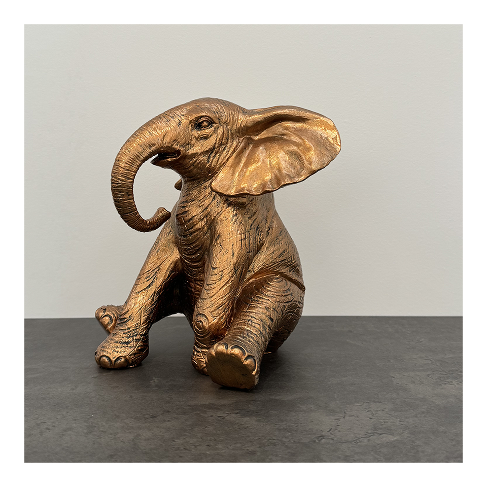 GILLIE AND MARC Resin Sculpture - The Orphan In London Bronze | the OBJECT ROOM