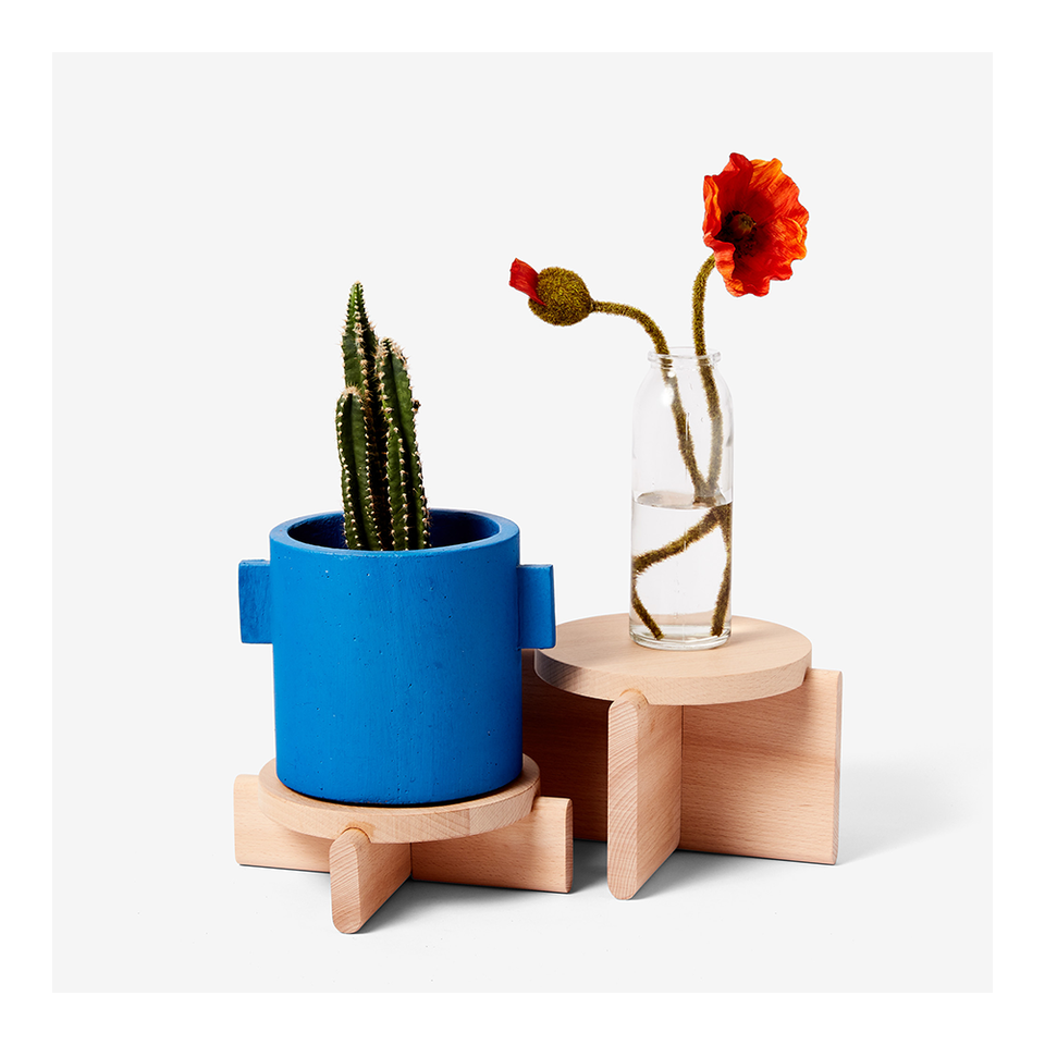 AREAWARE Plant Pedestals - Natural | the OBJECT ROOM