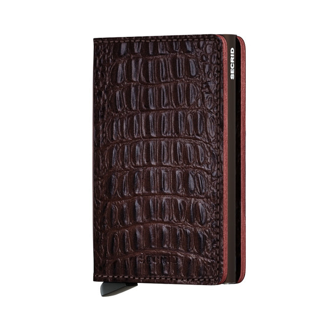 SECRID Slimwallet Leather - Nile Brown | the OBJECT ROOM