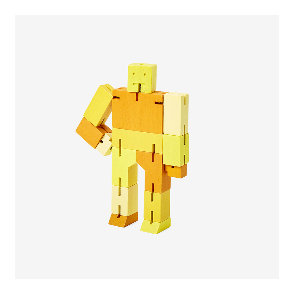 AREAWARE Cubebot Small - Yellow Multi | the OBJECT ROOM