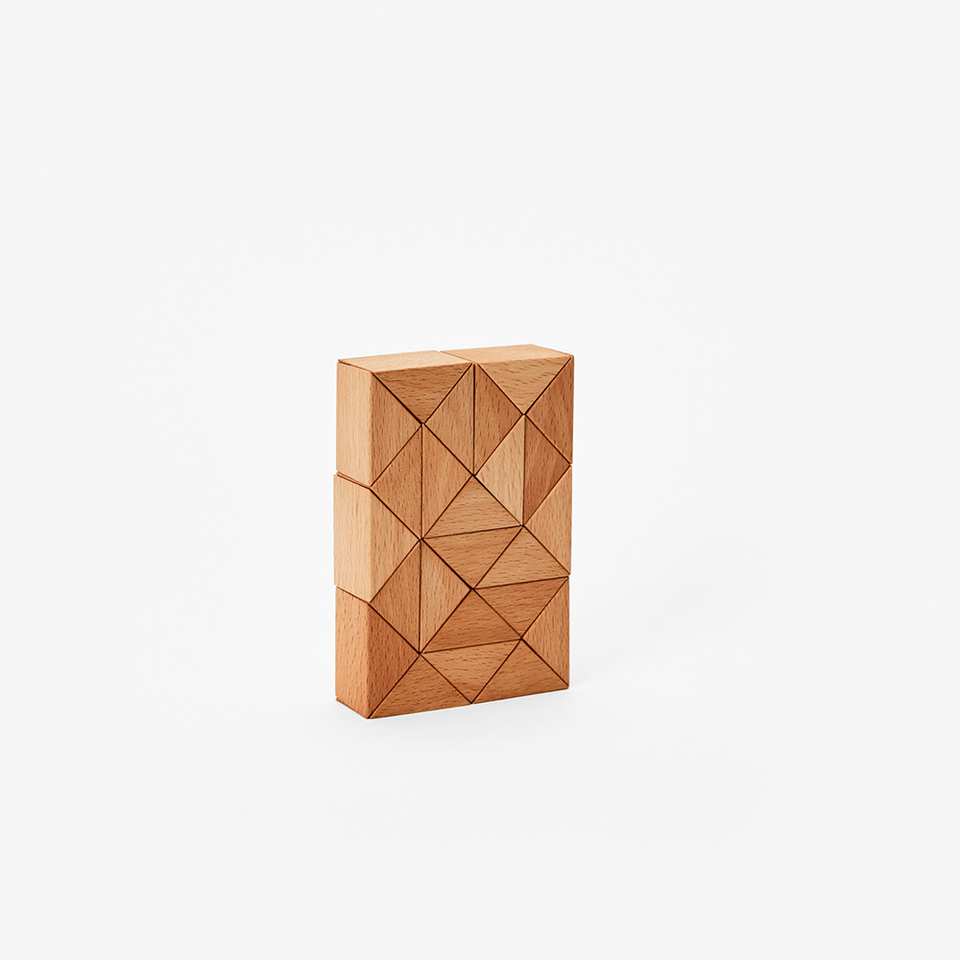 AREAWARE Snake Blocks Small - Natural | the OBJECT ROOM