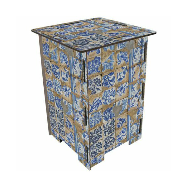 WERKHAUS Photo Stool - Old Tiles