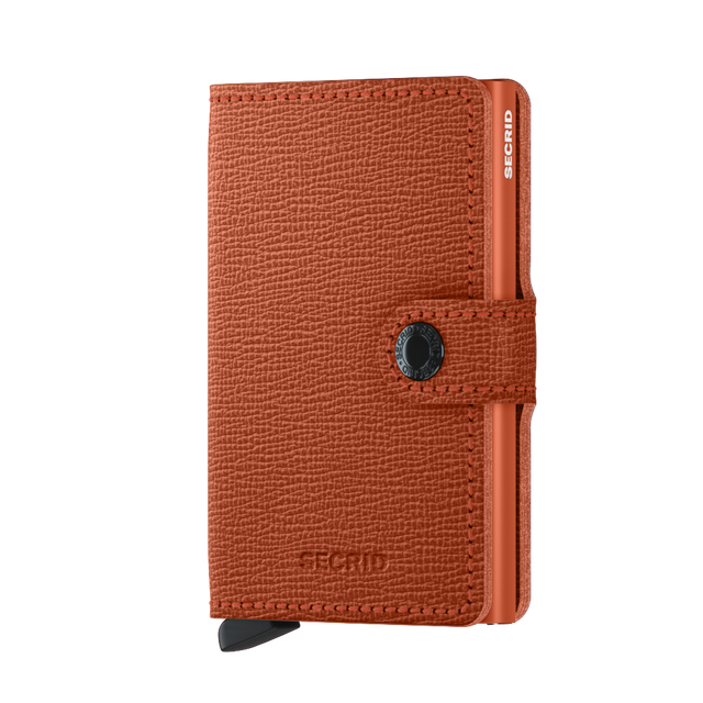 SECRID Miniwallet Leather - Crisple Pumpkin | the OBJECT ROOM