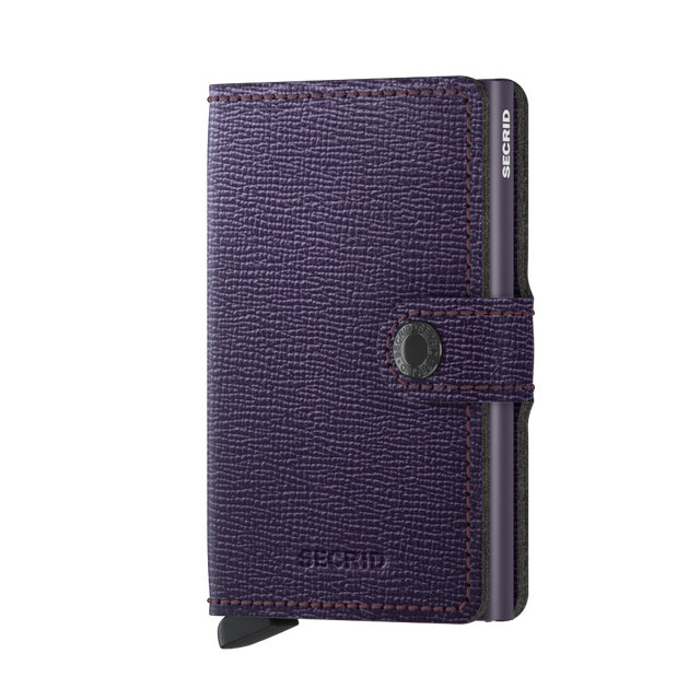 SECRID Miniwallet Leather - Crisple Purple | the OBJECT ROOM