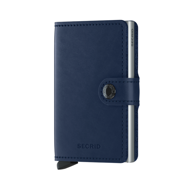 SECRID Miniwallet Leather - Original Navy | the OBJECT ROOM