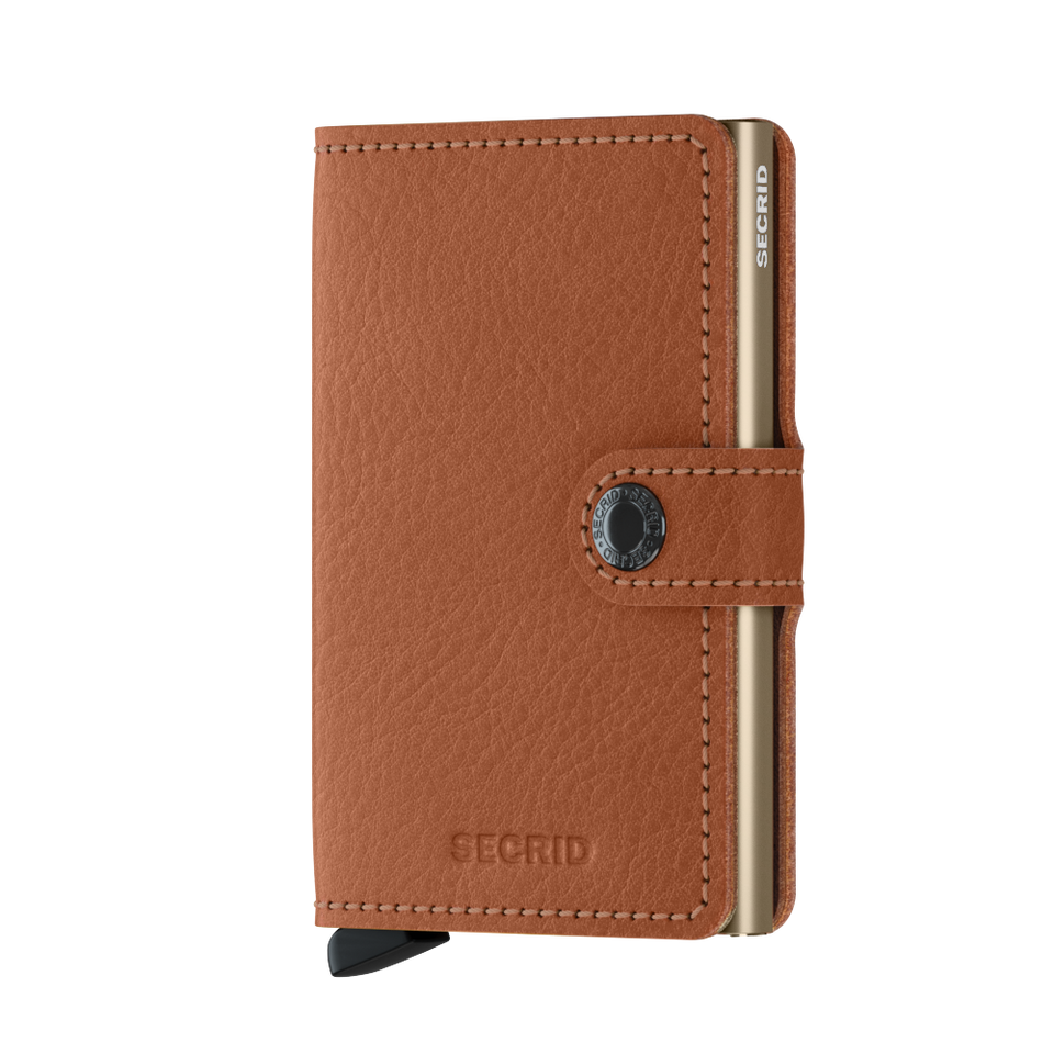 SECRID Miniwallet Leather - Veg Tanned Caramello-Sand | the OBJECT ROOM