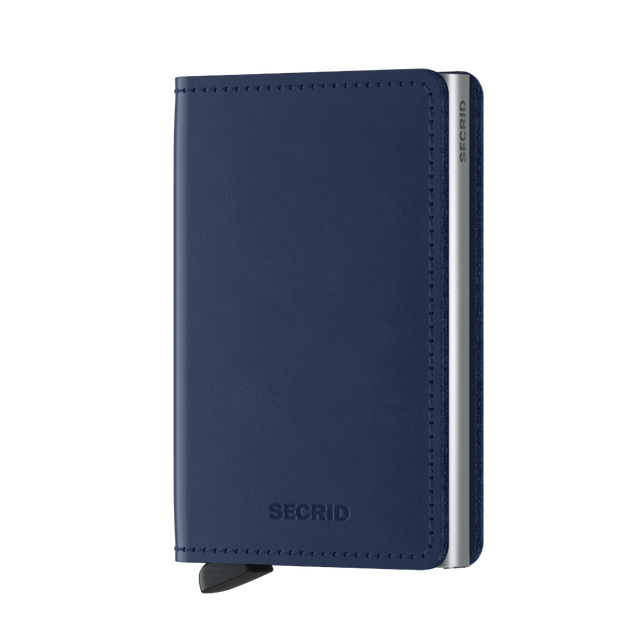 SECRID Slimwallet Leather - Original Navy | the OBJECT ROOM