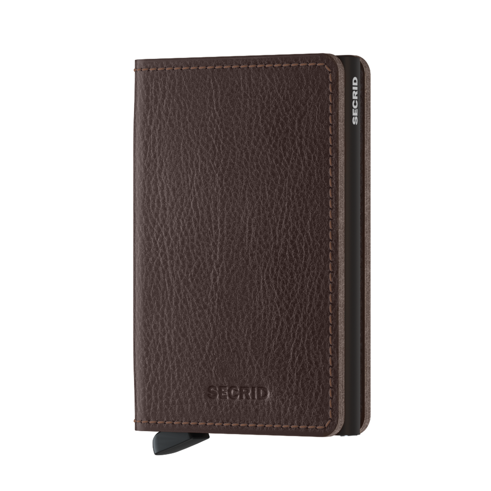 SECRID Slimwallet Leather - Veg Tanned Espresso-Brown | the OBJECT ROOM