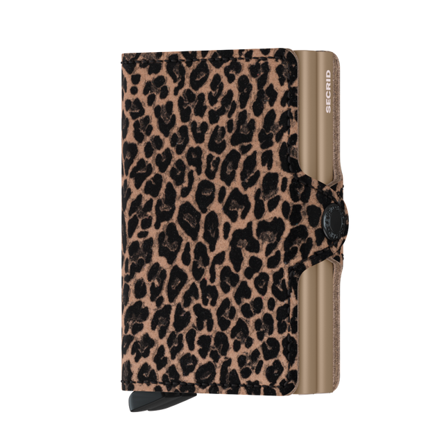 SECRID Twinwallet Leather - Leo Beige | the OBJECT ROOM