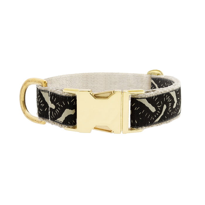 SEE SCOUT SLEEP Collar 1" Life Party - Black x Cream