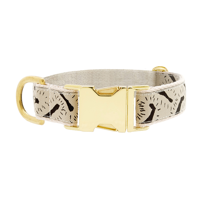 SEE SCOUT SLEEP Collar 1" Life Party - Cream x Black