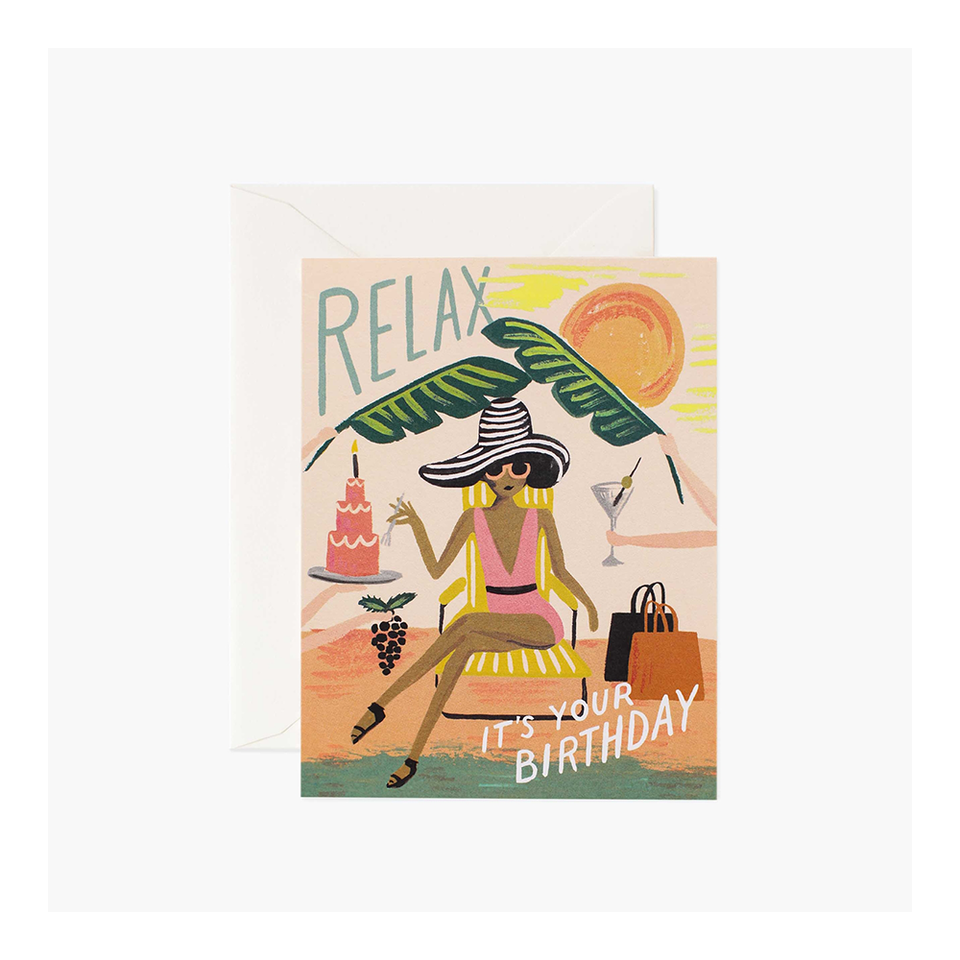 RIFLE PAPER CO. Card - Relax Birthday