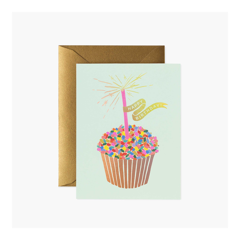 RIFLE PAPER CO. Card - Cupcake Birthday