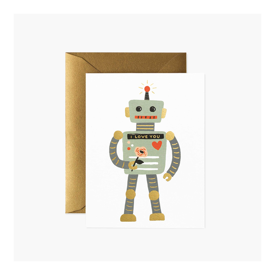 RIFLE PAPER CO. Card - Love Robot