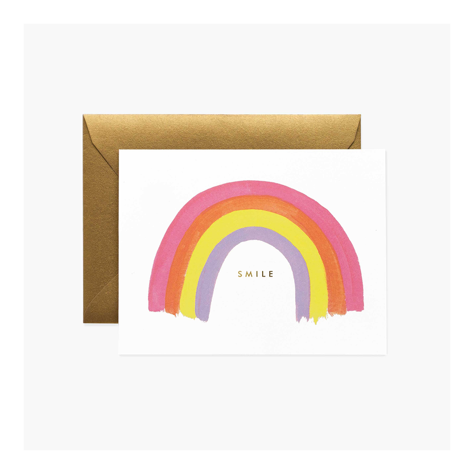 RIFLE PAPER CO. Card - Smile Rainbow