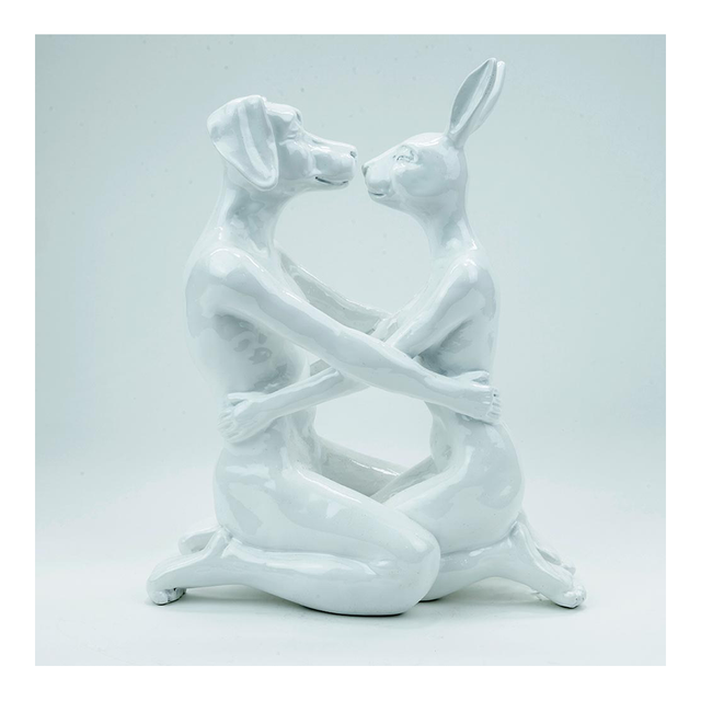 GILLIE AND MARC Resin Sculpture - They Were The Best Kissers White | the OBJECT ROOM