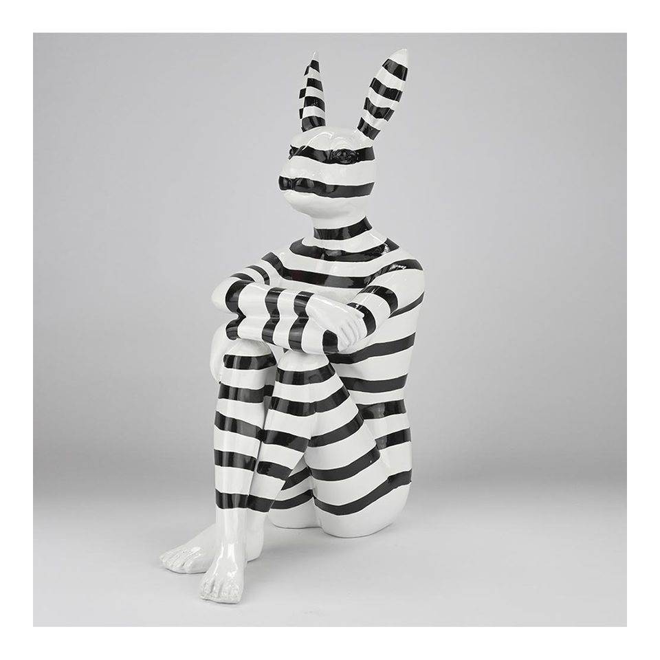 GILLIE AND MARC Resin Sculpture - Splash Pop City Bunny Prison Chic | the OBJECT ROOM